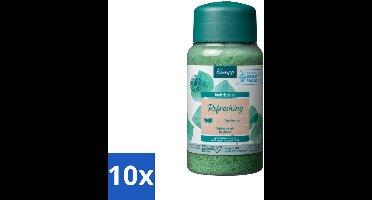 10 x Kneipp - Badzout - Badkristallen - Mint Eucalyptus - 600 g - Badzout - Badkristallen - Eucalyptusolie - Verfrissend Bad - Herstelbad