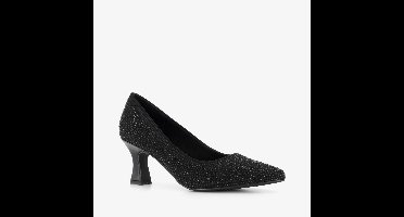 Nova dames pumps met glitters zwart - Maat 37