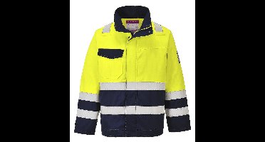 Portwest Hi-Vis Modaflame Jack MV25 - Geel/Marine - XXL