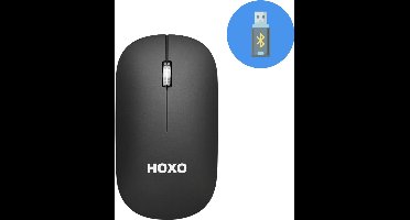 Muis - Draadloze Muis - Stille Muis - Mouse - Bluetooth Muis - Ergonomische Muis - 2.4 GHz Receiver - USB
