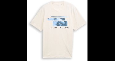 Tom Tailor T-shirt met fotoprint XL Gardenia White