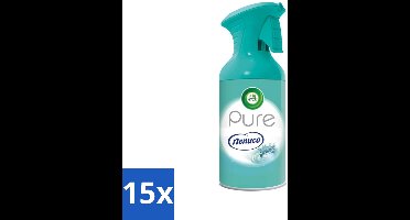 15 x Air Wick - Luchtverfrisser - Pure Nenuco - Spray - 250 ml - Luchtverfrisser - Nenuco Aroma - Luchtverfrissende Spray - Frisse Geur - Huisgeur