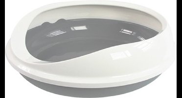 Savic Figaro Kattentoilet - grijs/wit
