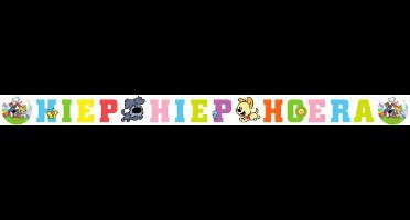 Woezel en Pip Wenslijn 'Hiep hiep hoera' (3m) Letterslinger Guirlande