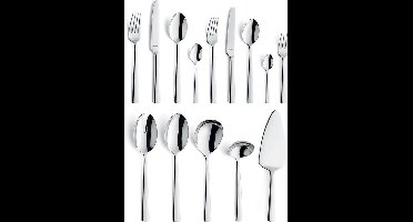 Amefa MODERNO Bestekset - 60-delig - 6 personen - zilverkleurig