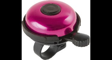 M-wave Fietsbel Aluminium 53 Mm Zwart Met Roze