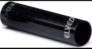 Buitenkabel verlengnippels Elvedes Ø5,0mm aluminium - zwart (25 stuks)