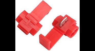 Draad Connectors Aftakklem Rood - 0.5-1.0 mm2 - 100 stuks