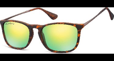 Montana MS34F - Zonnebril - Retro style - Turtle - Lensbreedte 54 mm