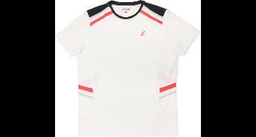 Australian Tennis T-Shirt Game - Wit - Roze - Zwart - Maat XL (54)
