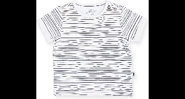 Jollein Unisex Shirt - Black stripes - Maat 50/56