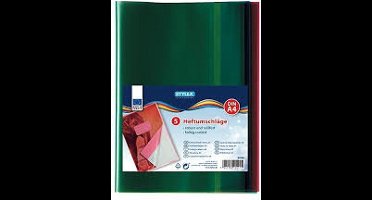 Schriftomslag A5 5st. assorti kleuren