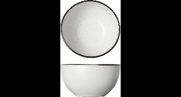 Cosy&Trendy Speckle White Kommetje - Ø 14 cm x 7.2 cm - Set-6