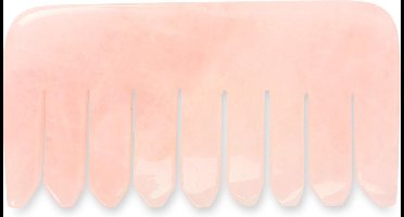 White Lotus Anti Aging Kristallen Kam van Rozenkwarts