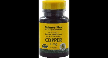 Copper, 3 mg (90 Tablets) - Nature's Plus