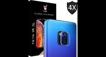 4x Camera Lens Screenprotector geschikt voor Huawei Mate 20 Pro | Case Friendly | Tempered Glass van iCall