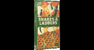 Professor Puzzle Snakes & Ladders - Slangen en ladders gezelschapsspel