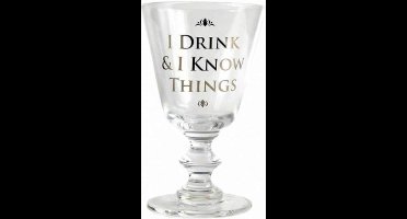 Game of Thrones I Drink I Know Things Wine Glass 275ml
