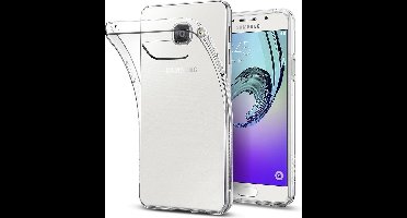 Hoesje geschikt voor Samsung Galaxy A3 (2017) - Soft TPU Case Transparant (Silicone Hoesje)