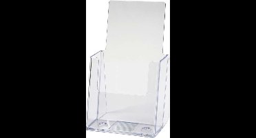 Brochurehouder – Houder Voor Folders – Opbergstandaard Papier – Documentenhouder Voor Brochures – Transparant Acryl Houder – 110x80x200 mm - 1 Stuk