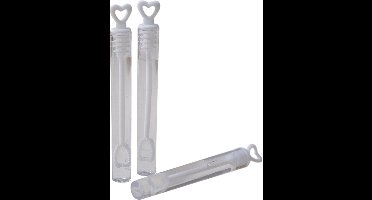 Ginger Ray Bellenblaas voor bruiloft - Hartje wit - Set-24