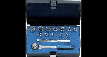 Gedore 1815598 Dopsleutelset Metrisch 1/4 (6.3 mm) 14-delig