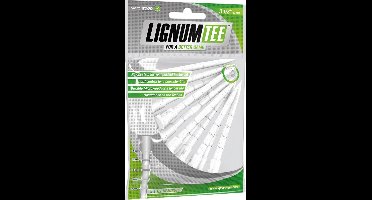 Lignum Tees | Set van 12 stuks | 82mm |Wit