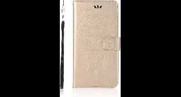 Shop4 - Asus Zenfone Max Pro (M2) Hoesje - Wallet Case Dromenvanger Uil Goud