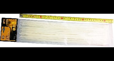 ELRO 50 stuks grote tie-wraps, kabelbandjes, trekbandjes. Groot 4,8 x 385 mm | ZEER STERK