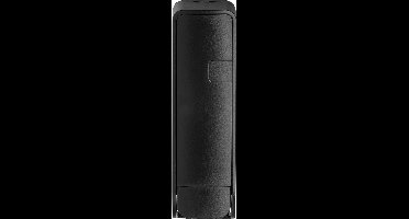 Quartz douchezeep dispenser 441253 - zeepdispensers - haar en lichaam - navulbaar met zeepflacons - zwart