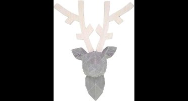 GUSTA decoratieve kop van rendier met gewei