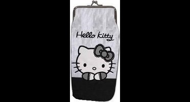 Hello Kitty Knipportemonne Zwart/zilver