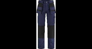 EM Workwear Werkbroek 100% katoen navy-zwart maat 58