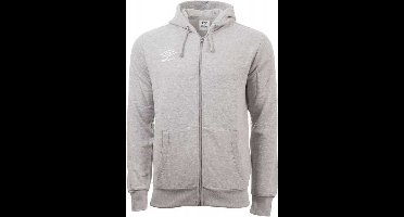 Umbro Small Logo Sweatshirt Met Rits Grijs 8 Years Jongen