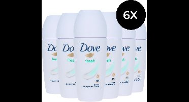 Dove Fresh Deo Roller - 6 x 50 ml