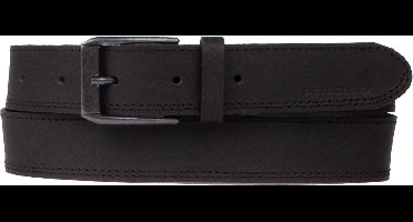 Petrol Industries Riem Heren - Broekriem - Leer - Zwart - 100 cm - XL