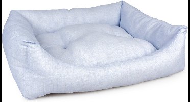 Duvoplus - Dierenkussen - Hond - Mand Rechthoekig Mellow S - 60x45x16cm Blauw - 1st