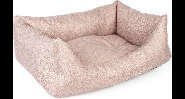 Duvoplus - Dierenkussen - Hond - Mand Rechthoekig Royal M - 60x70x23cm Roze - 1st
