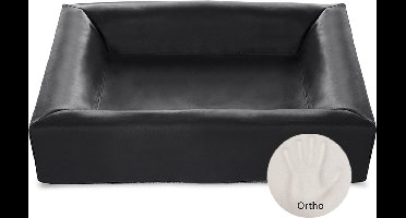 Bia Bed - Hondenmand - Orthopedisch - Zwart - Bia-3 - 70X60X15 cm
