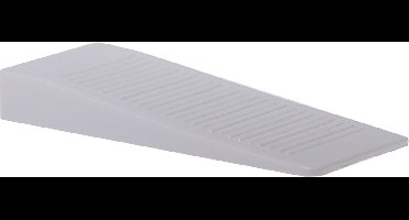 Deltafix Deurwig - wit - kunststof - 9,5 x 1,3 cm - deurstopper