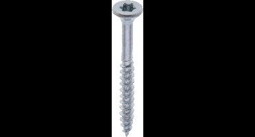 Deltafix spaanplaatschroef platkop / torx / met nibs / type 17 snijpunt verzinkt 5.0 x 70 mm /42 200 st.