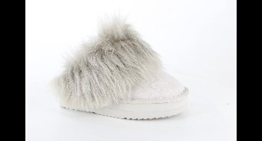 Warmbat Wagga Plateau Cement dames pantoffel (open hiel) maat 39 grijs