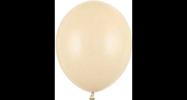 Partydeco - Ballonnen latex - ivoor 27 cm (50 stuks)