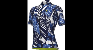 ALE DONNA SS JERSEY PR-E LEAF - Blauw - M - Valt klein