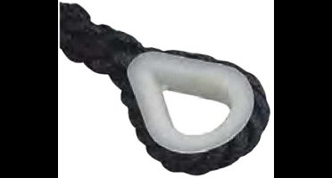 Plastimo 30 Polyester Touw Zwart 8.0 mm