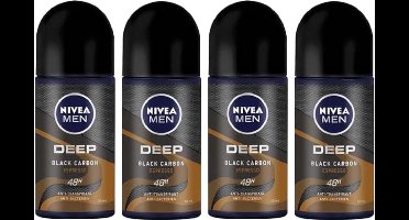 NIVEA Deo Roller Deep Espresso 4 x 50 ml