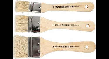 Creativ Company Nature Line Verniskwasten Set 25-50mm 3 stuks