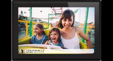 Braun Photo Technik DigiFrame 1019 WiFi digitale fotolijst Zwart 25,6 cm (10.1) Touchscreen