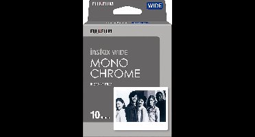 Fujifilm Instax Wide Film - Monochrome - 10 stuks