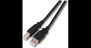 EFB Elektronik K5255SW.1 USB-kabel 1 meter USB 2.0 USB A USB B Zwart